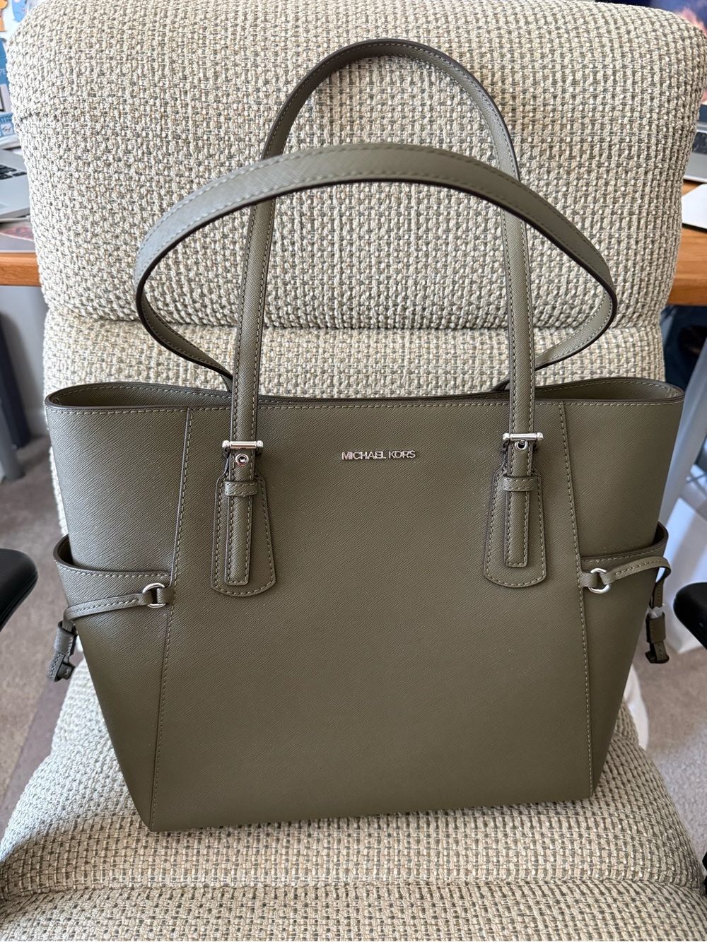 NWT Michael Kors tote purse olive